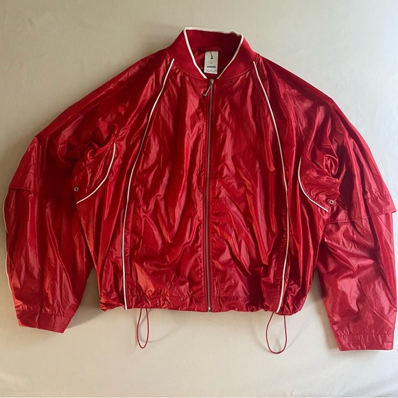 Nike x Jacquemus Track Jacket XL LOOSE CROPPED Retro Streetwear Lined Full Zip